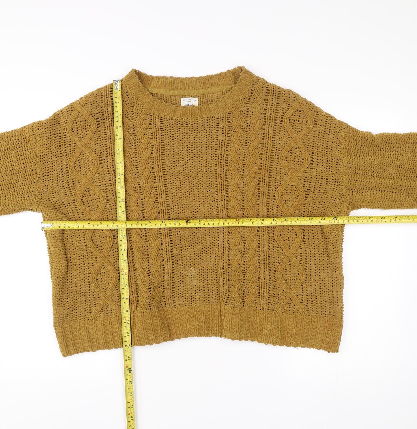 Billabong Womens Brown Cotton Knit Pullover Jumper Size M