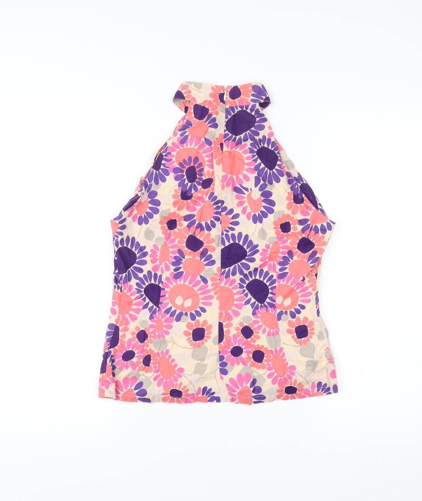 French Connection Womens Multicoloured Floral Halter Blouse Size 12