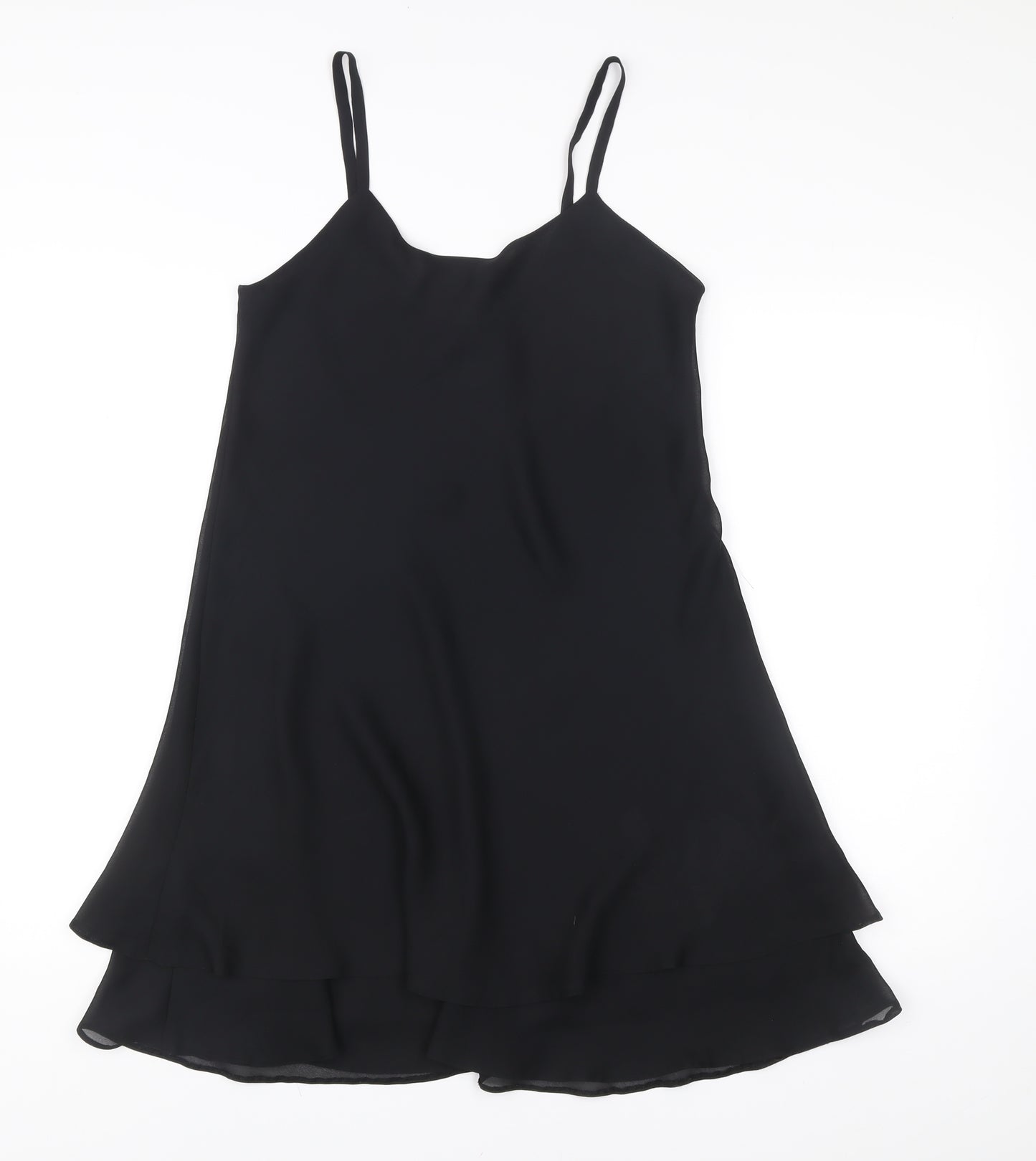 Rebecca Sheldon New Look Womens Black Size 10 Slip Dress