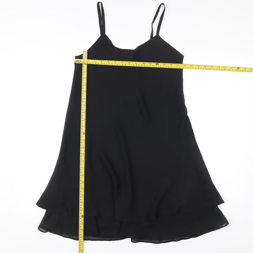 Rebecca Sheldon New Look Womens Black Size 10 Slip Dress