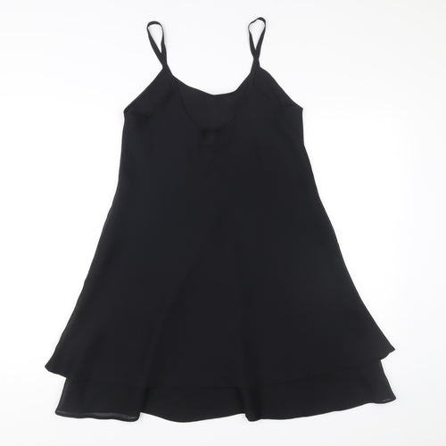 Rebecca Sheldon New Look Womens Black Size 10 Slip Dress