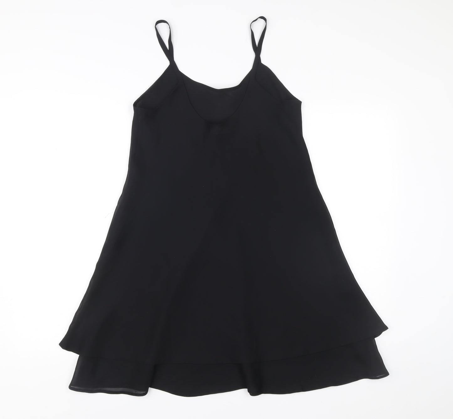 Rebecca Sheldon New Look Womens Black Size 10 Slip Dress