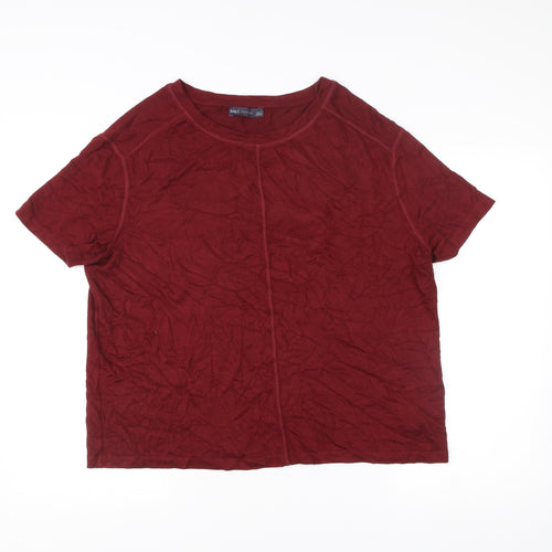 Marks and Spencer Men’s Red Short Sleeve Crew Neck T-Shirt L