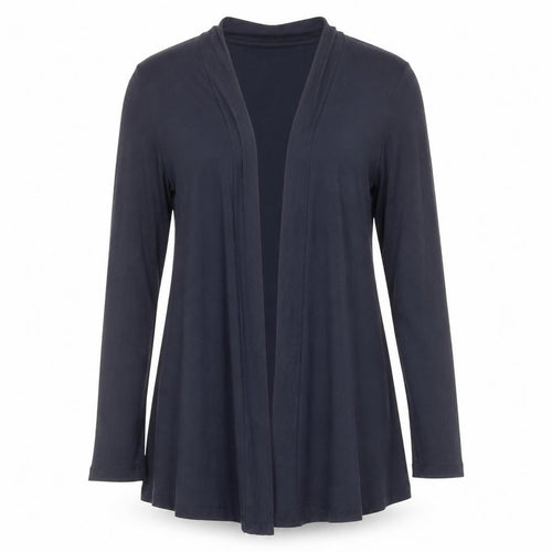 Ellen Reyes Womens Black Cardigan Size M Viscose Blend Long Sleeve