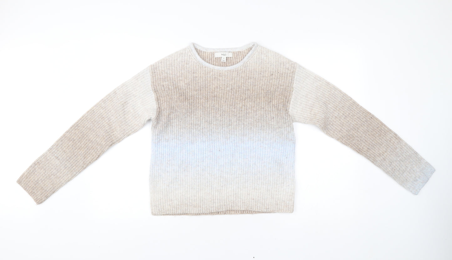 Marks and Spencer Womens Multicoloured XS Pullover Jumper Knitwear