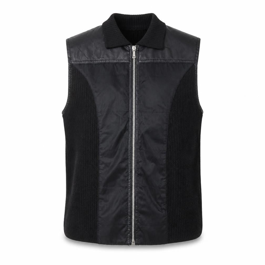 Gerry Weber Women's Black Wool Blend Waistcoat Vest Size 40 Zip Up