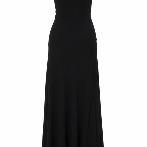 Spin London Womens Black Strapless Maxi Dress S/M Sequin Detail