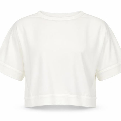 Zara Women White XS Cropped Blouse Kimono Sleeve