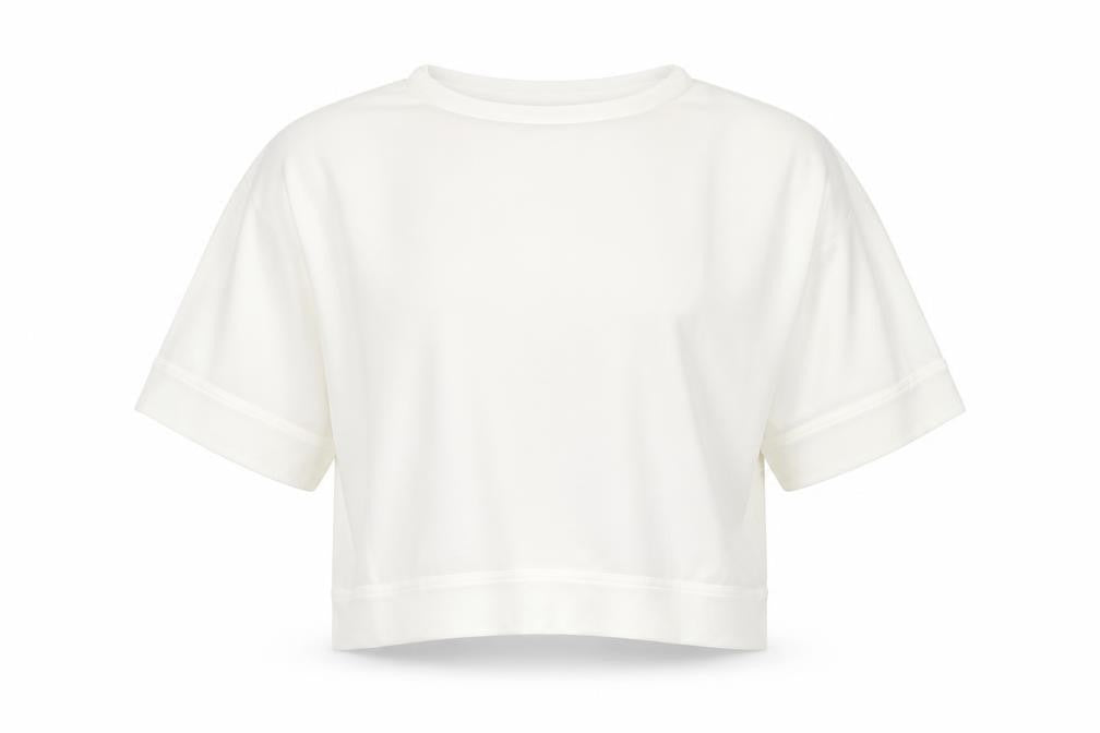 Zara Women White XS Cropped Blouse Kimono Sleeve