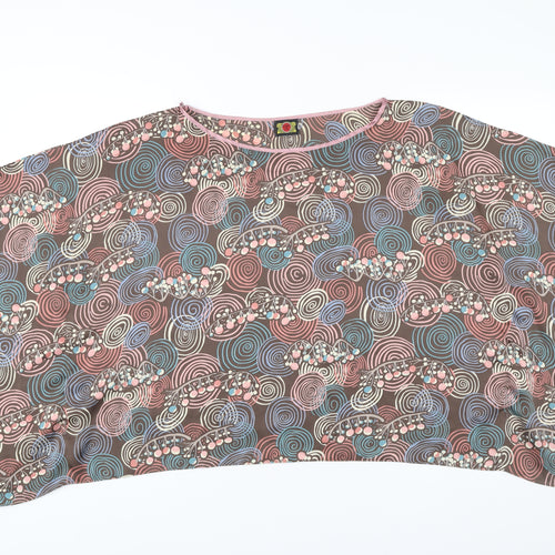 Labour of Love Womens Multicoloured Cotton Kimono Blouse M