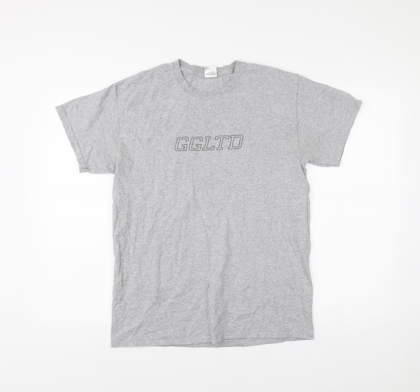 G&G Men’s Grey M Short Sleeve Crew Neck Cotton T-Shirt