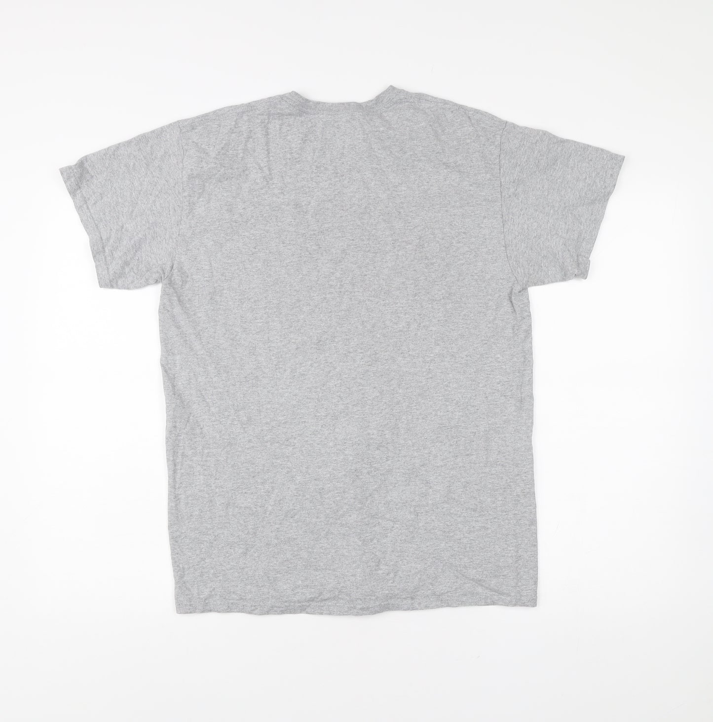 G&G Men’s Grey M Short Sleeve Crew Neck Cotton T-Shirt