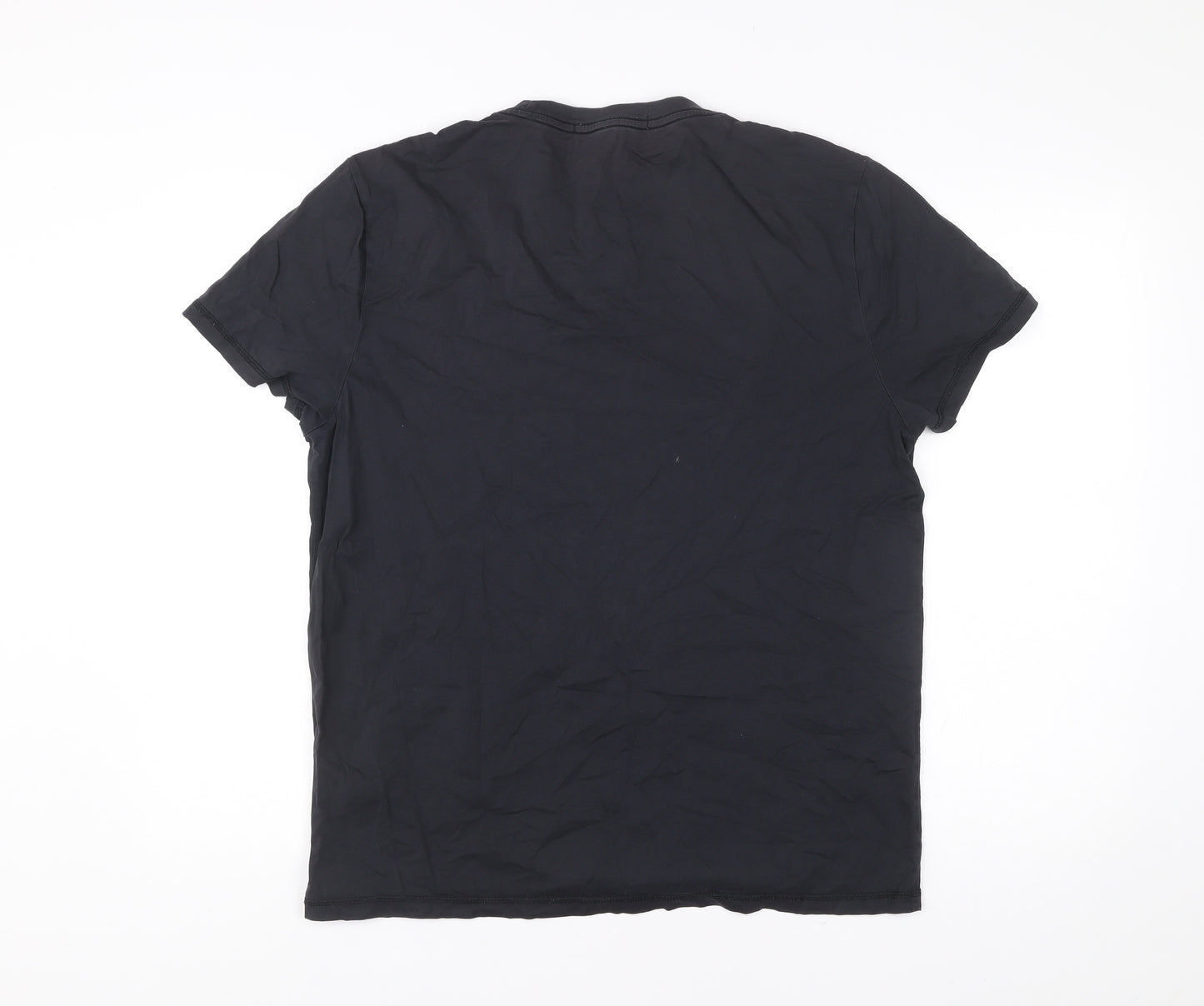 Calvin Klein Men’s Black XL Crew Neck Cotton T-Shirt