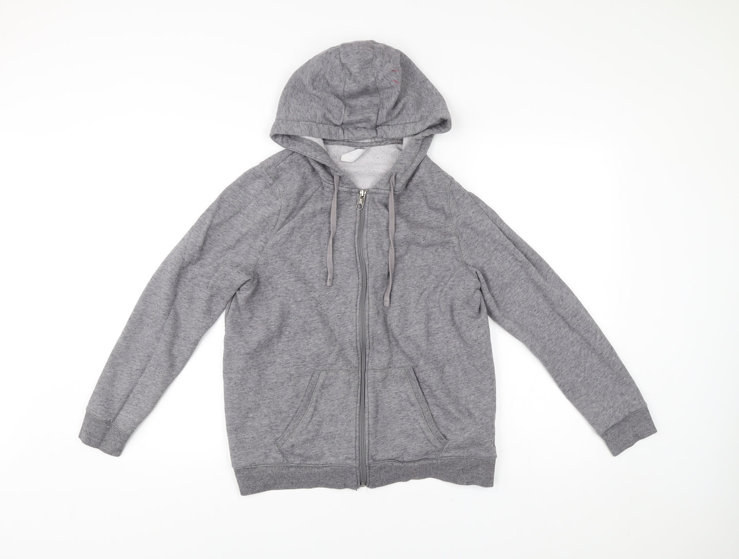 Decathlon Men’s Grey Full Zip Hoodie Size L Regular Fit