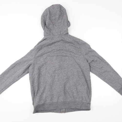 Decathlon Men’s Grey Full Zip Hoodie Size L Regular Fit