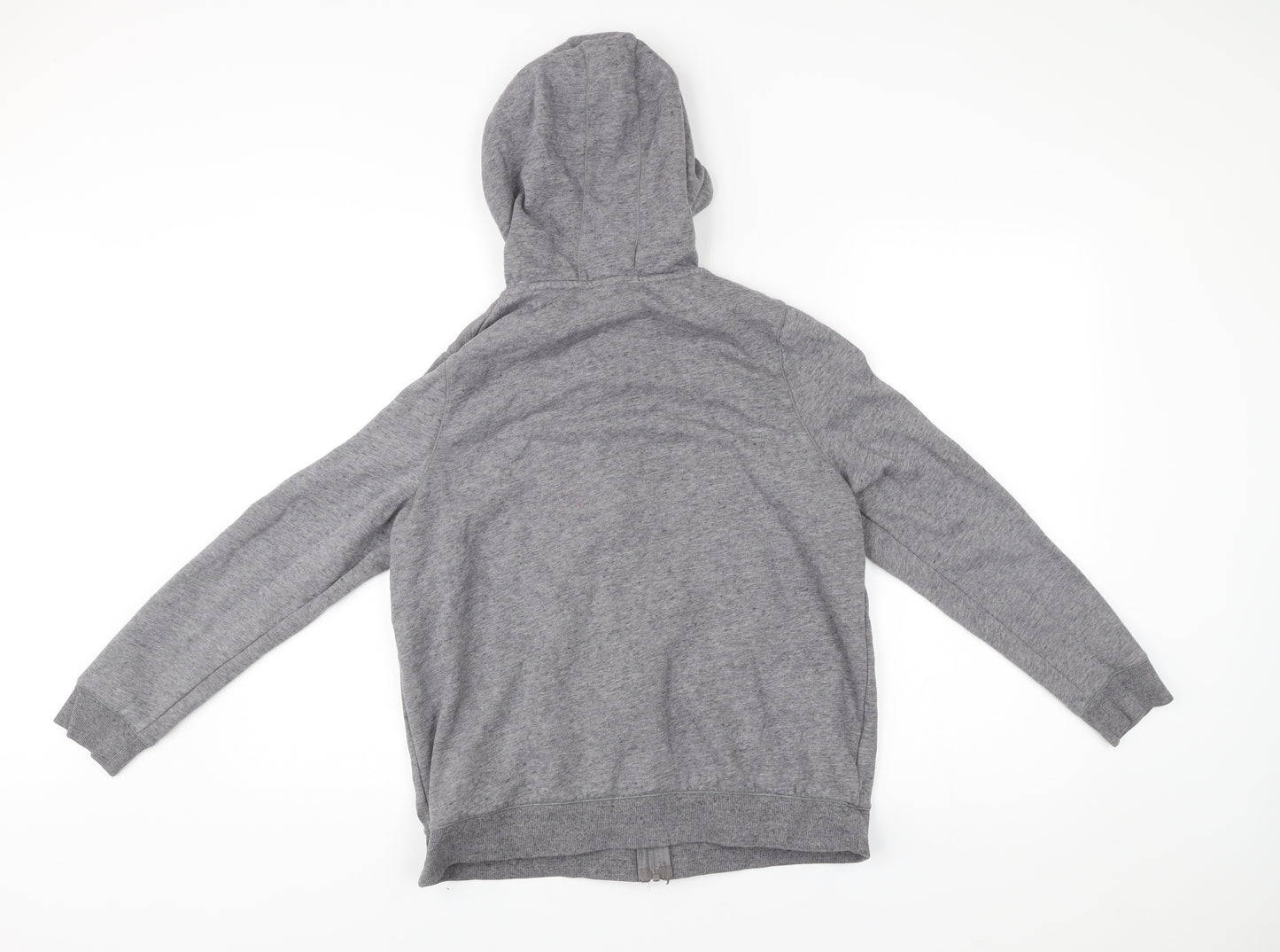 Decathlon Men’s Grey Full Zip Hoodie Size L Regular Fit
