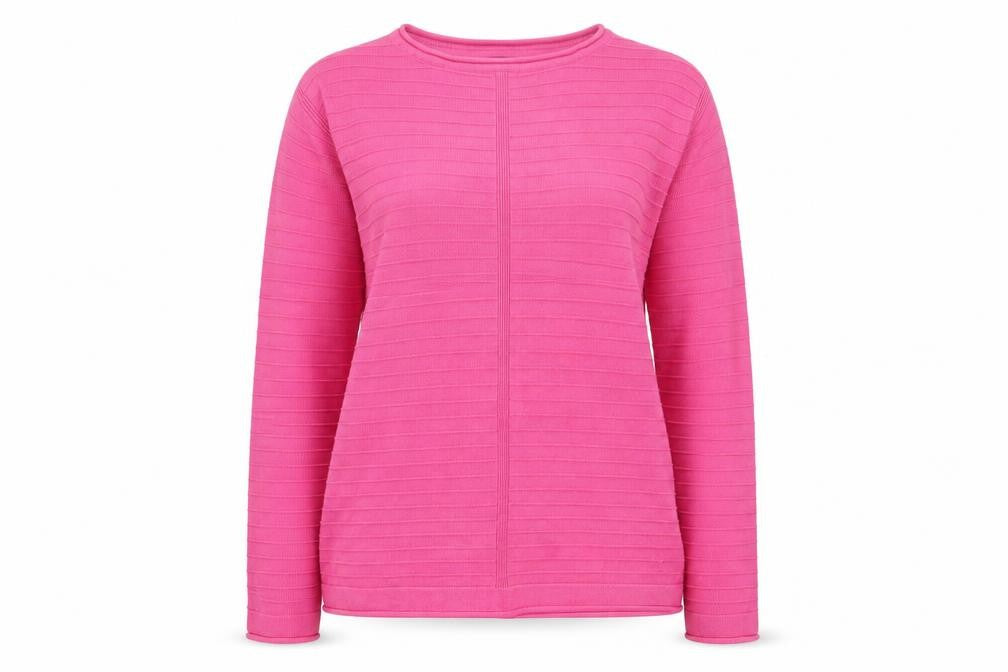 Crew Clothing Women’s Pink Jumper Size 12 Cotton Acrylic Pullover