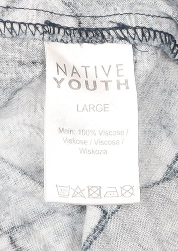 Native Youth Women’s Multicoloured Geometric Shift Dress L
