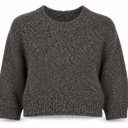 Zara Women’s Brown Chunky Knit V-Neck Jumper Size 8