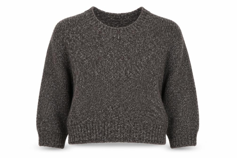 Zara Women’s Brown Chunky Knit V-Neck Jumper Size 8