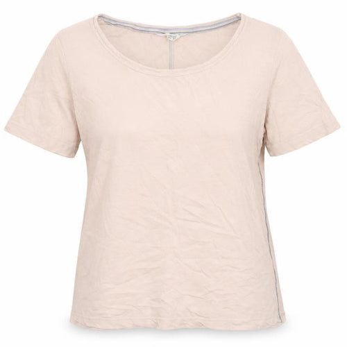 Wallis Stuff Womens Pink Cotton Scoop Neck T-Shirt Size 10