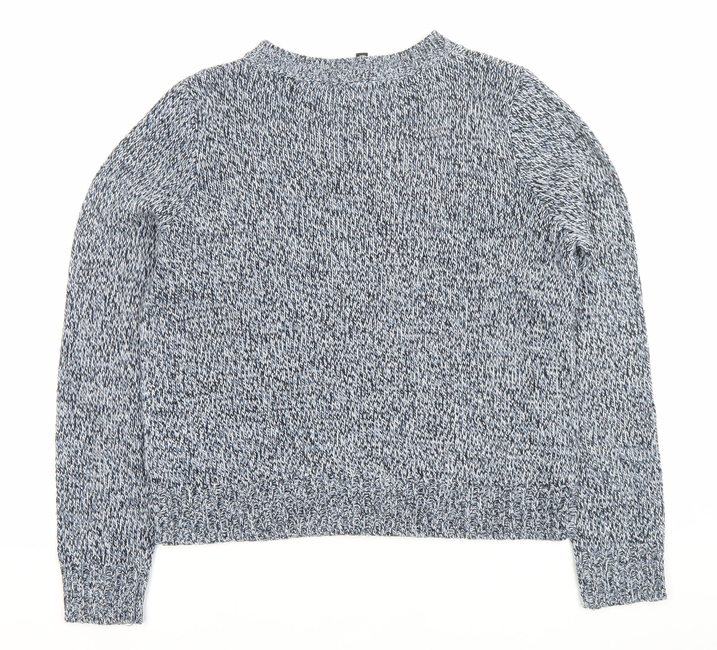 H&M Divided Women’s Blue Knit Pullover Jumper Size S Regular Fit