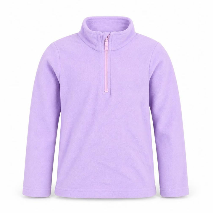Mountain Warehouse Girls Purple Fleece 1/2 Zip Sweatshirt 7-8 Years