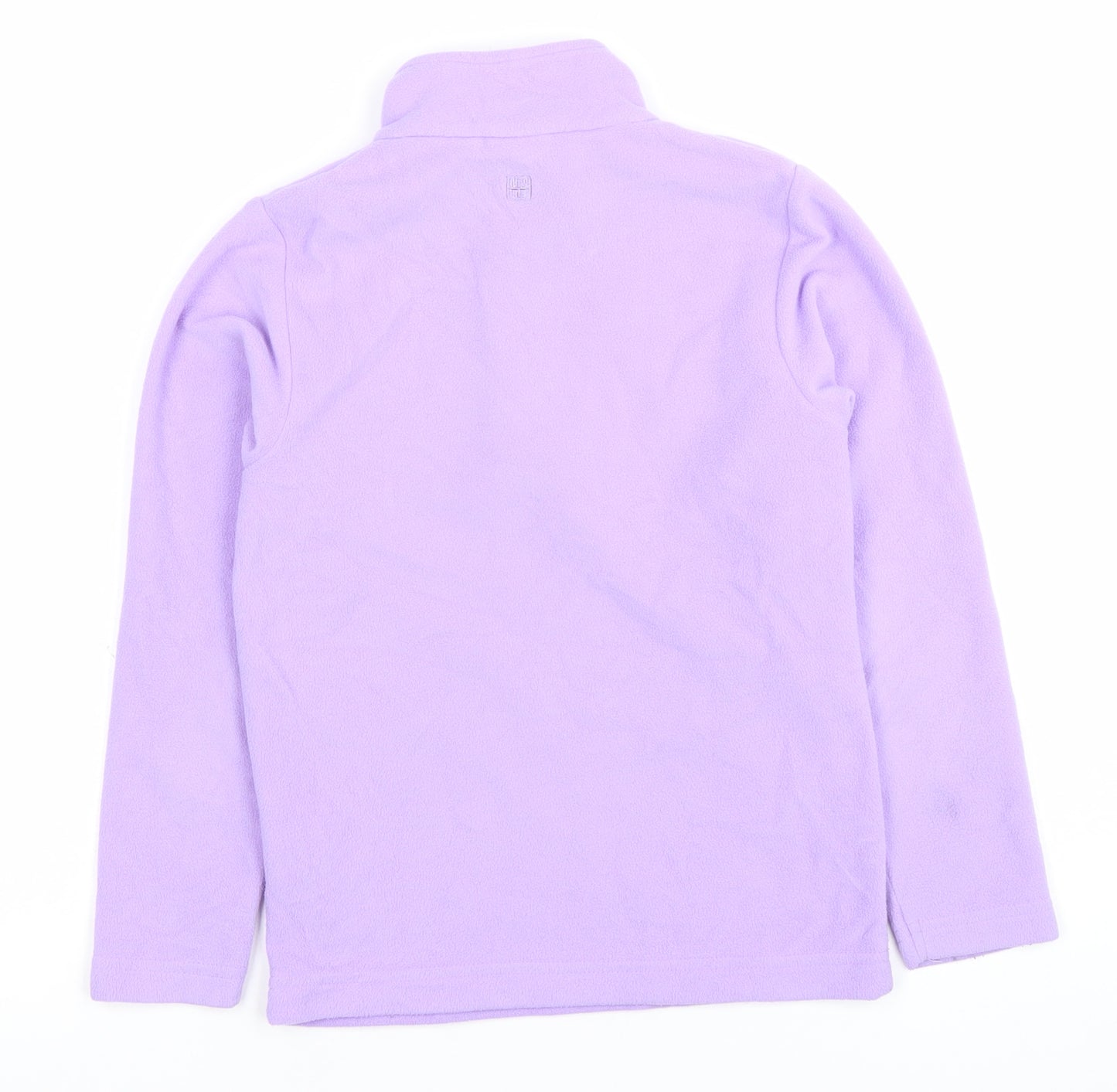 Mountain Warehouse Girls Purple Fleece 1/2 Zip Sweatshirt 7-8 Years