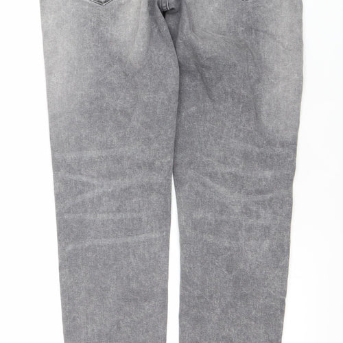Denim Co. Mens Grey Skinny Slim Fit Jeans Size 36W 32L