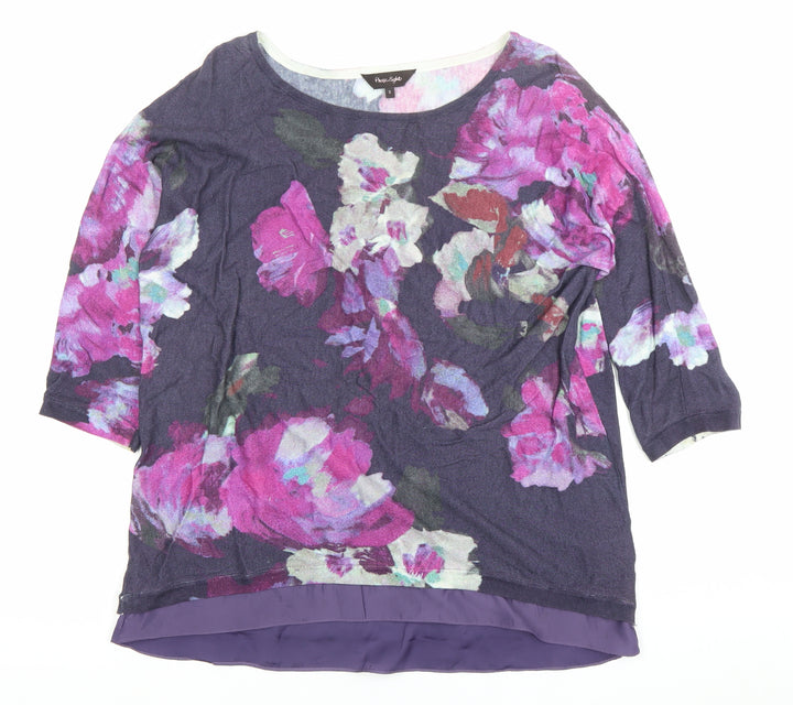 Next Petite Women’s Multicoloured Floral Pullover Jumper Size S