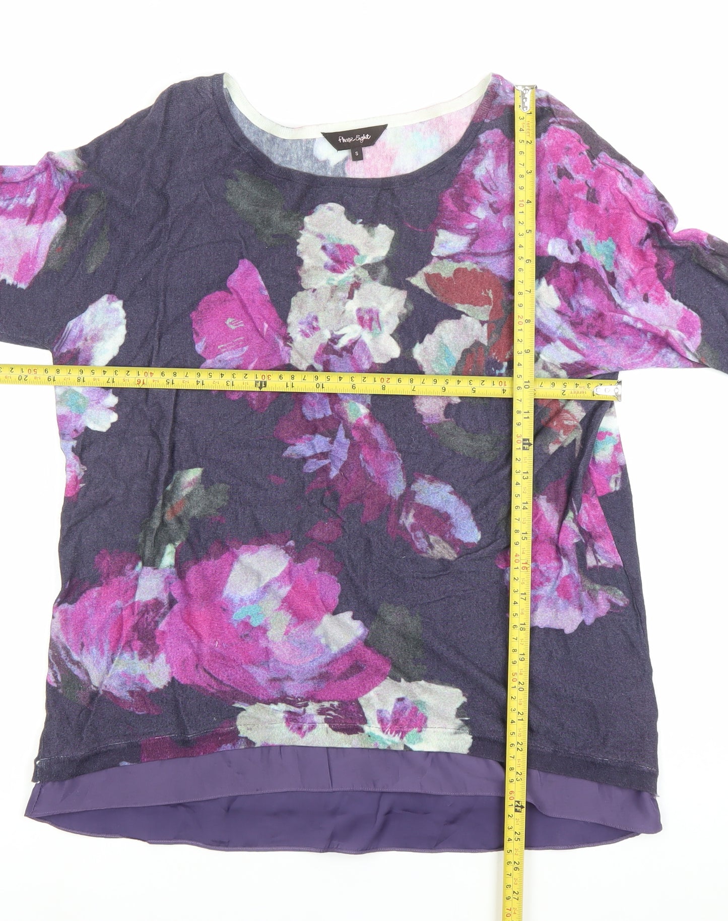 Next Petite Women’s Multicoloured Floral Pullover Jumper Size S