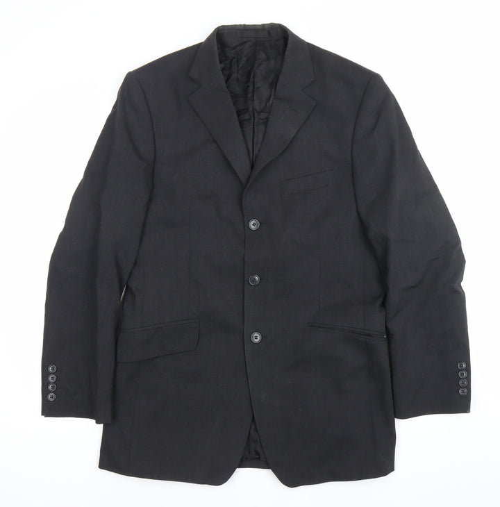 Marks and Spencer Men’s Grey Wool Blend Suit Jacket 38in M