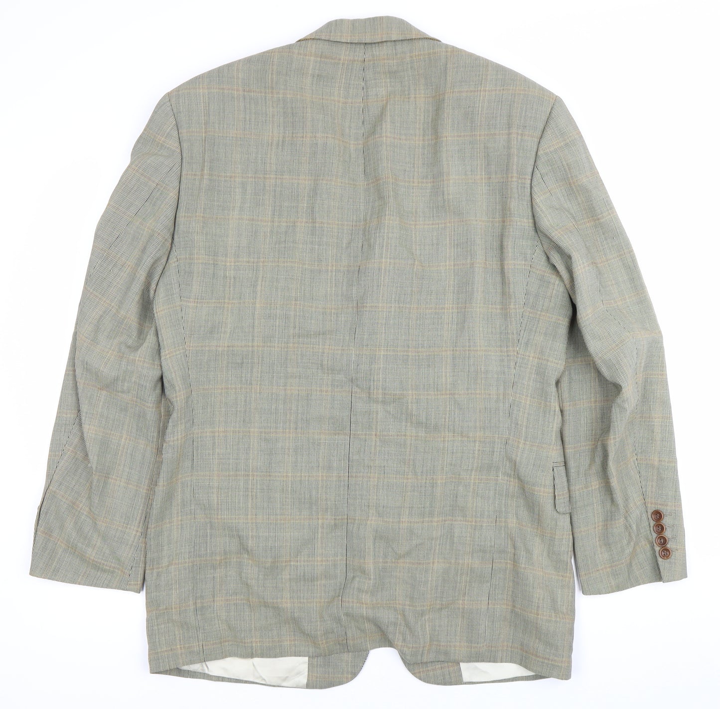 Hugo Boss Men's Checked Wool Blazer Jacket Size 48 38R