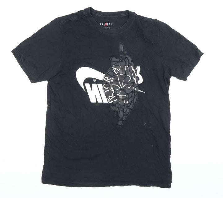 Jordan Men Black M Graphic Print Sports T-Shirt