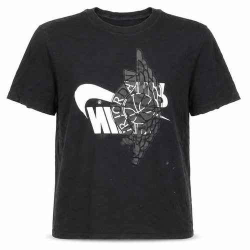 Jordan Men Black M Graphic Print Sports T-Shirt