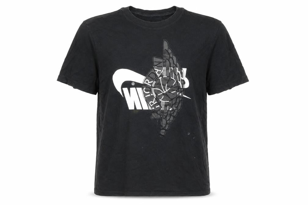 Jordan Men Black M Graphic Print Sports T-Shirt
