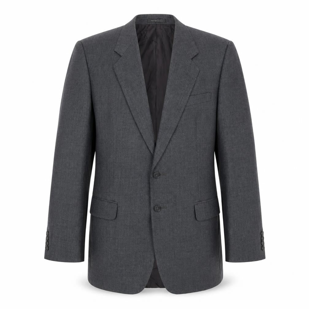 Front view of Marks & Spencer St Michael Men’s Grey Wool Blend Blazer Jacket 38 Long