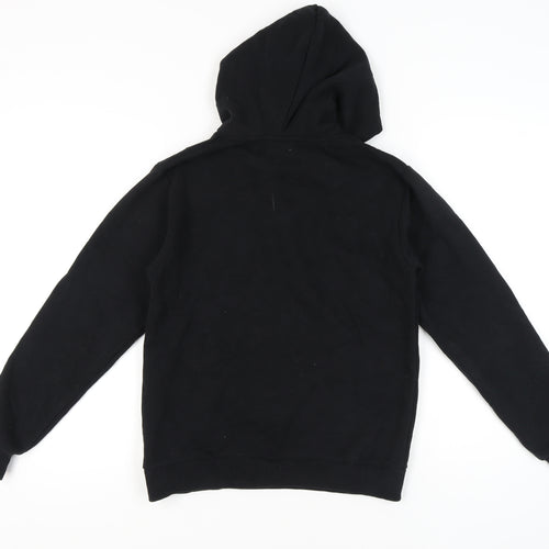 MP Mens Black Pullover Hoodie Small Regular Fit Hooded Jumper