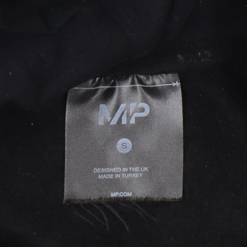 MP Mens Black Pullover Hoodie Small Regular Fit Hooded Jumper