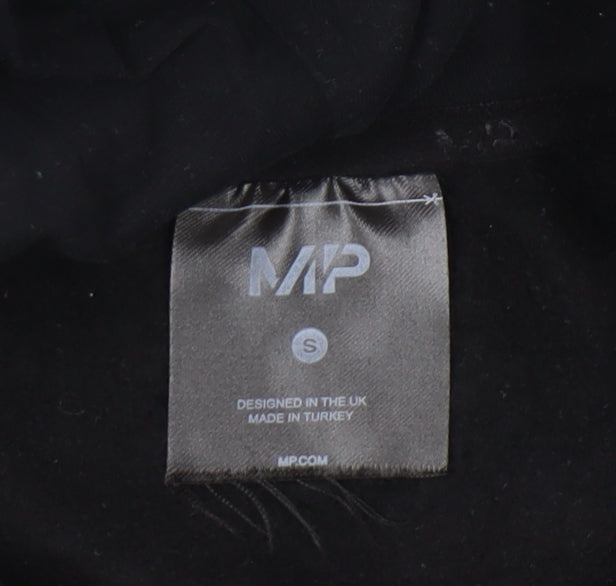 MP Mens Black Pullover Hoodie Small Regular Fit Hooded Jumper