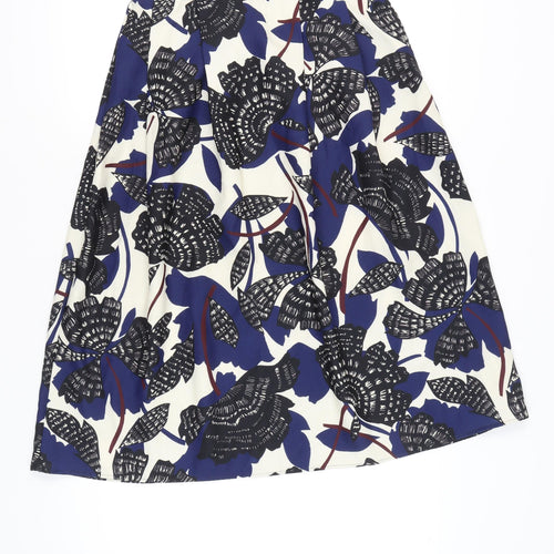 Marks and Spencer Womens Multicoloured A-Line Skirt Size 12