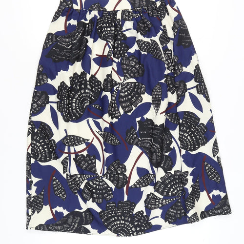 Marks and Spencer Womens Multicoloured A-Line Skirt Size 12