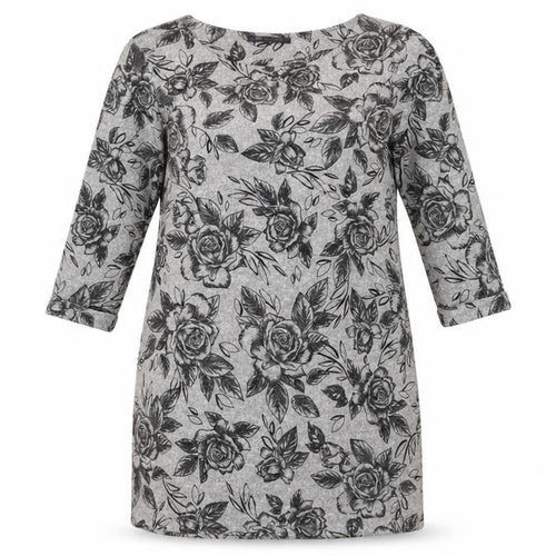 Marks and Spencer Women’s Grey Floral Shift Dress Size 12