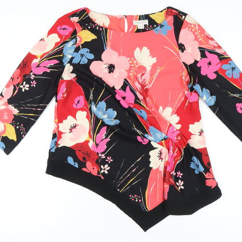 Monsoon Women’s Multicoloured Floral Blouse UK 12 Tunic Style