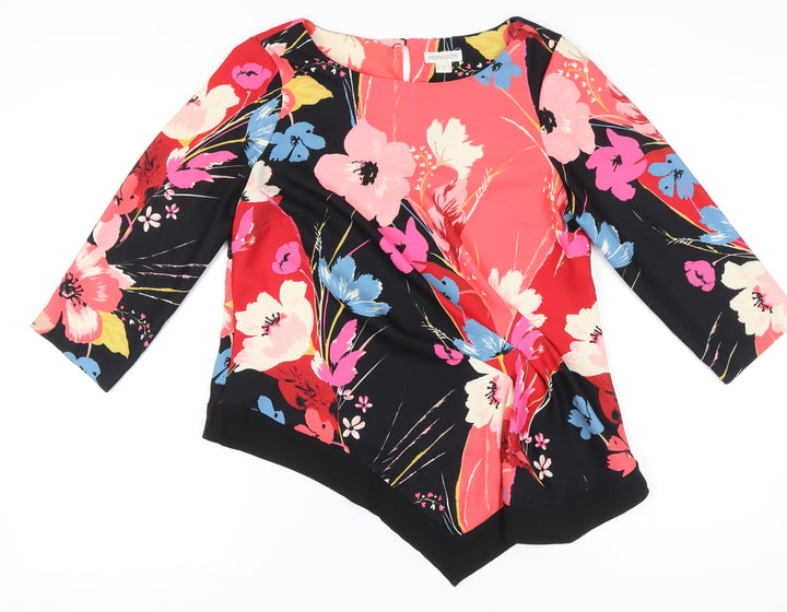 Monsoon Women’s Multicoloured Floral Blouse UK 12 Tunic Style