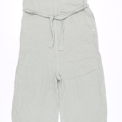 F&F Women’s Grey Wide-Leg Strappy Jumpsuit Size 8