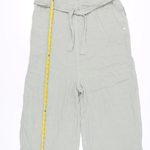 F&F Women’s Grey Wide-Leg Strappy Jumpsuit Size 8