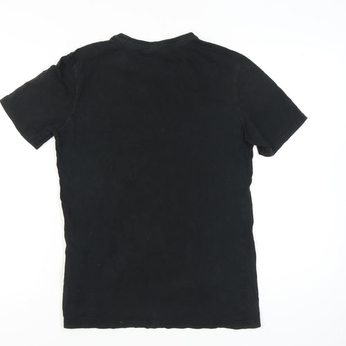 Puma Men's Black Small Logo T-Shirt Crew Neck Short Sleeve