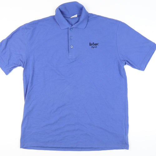 Lee Cooper Men’s Blue XL Polo Shirt Cotton Classic Casual