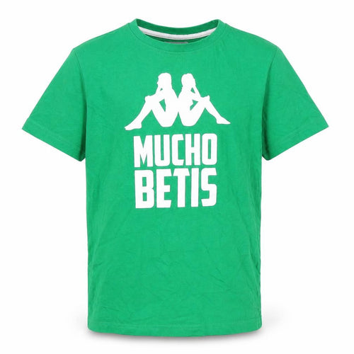 Kappa Boys Green 12 Years Logo Football Graphic Short Sleeve T-Shirt
